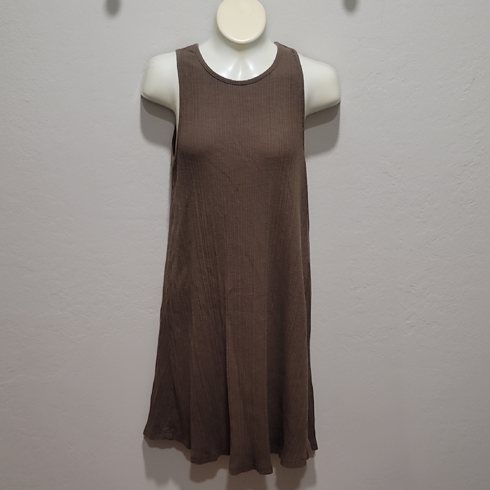 Love Riche Brown Midi Dress